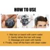 Magic White Hair to Black Shampoo Dye Soap Natural Color Soap Restore Gray Beard Cover Gray Hair Dye Hair Fixing Shampoo Bar 6