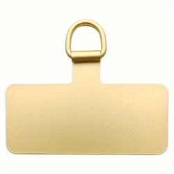 Universal Metal Mobile Phone Lanyard Patch - Ultra - Thin Safety Strap (Golden)