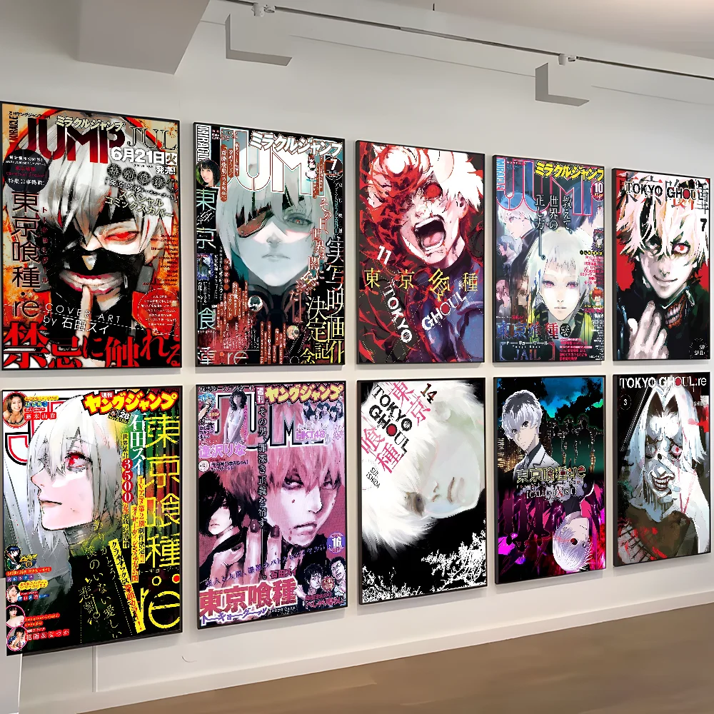 Anime Tokyo Ghoul Anime Posters Sticky Vintage Room Home Bar Cafe Decor Kawaii Room Decor Anime Poster