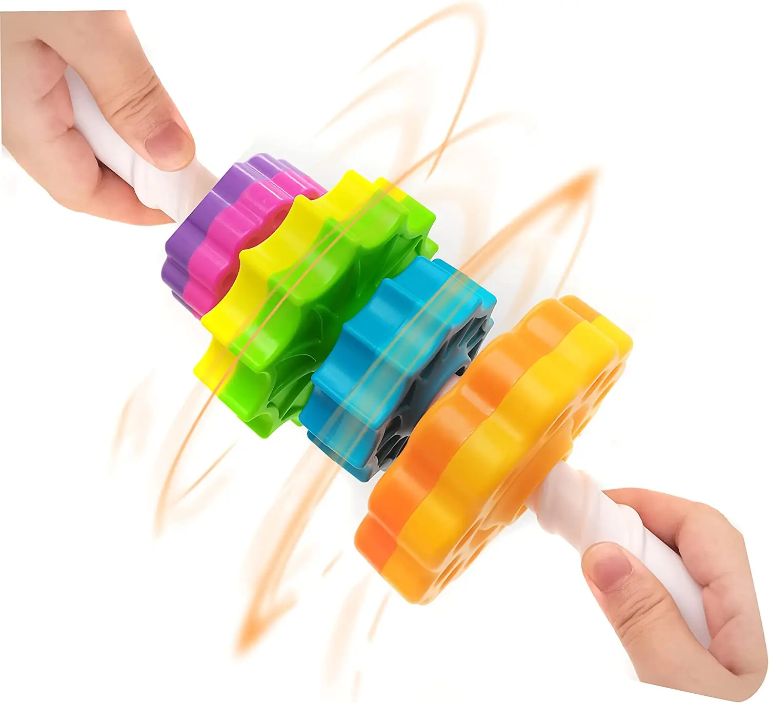 Baby Spinning Wheel Toy Rainbow Spin Tower Stacking Toys for Toddlers Montessori Educational Learning Sensory Toys Gift educational toys stacking puzzle toys cup stacking toys stacking toys