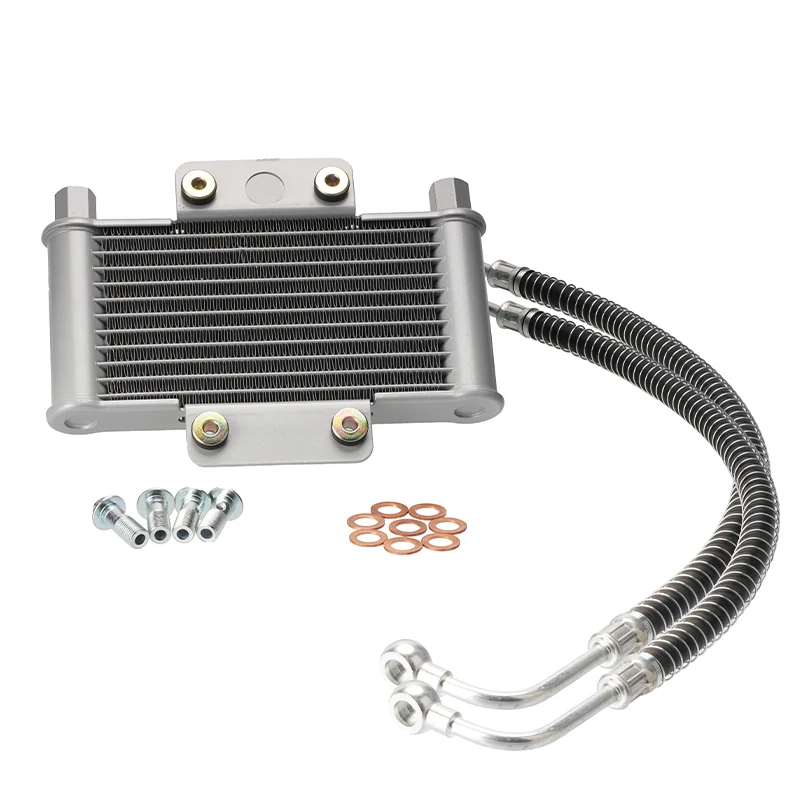 

Комплект масляного радиатора для мотоциклетного масляного радиатора, для кроссового велосипеда 110 125 куб. См Honda Monkey Yamaha Kawasaki SUZUKI Scooter Enduro Motocross