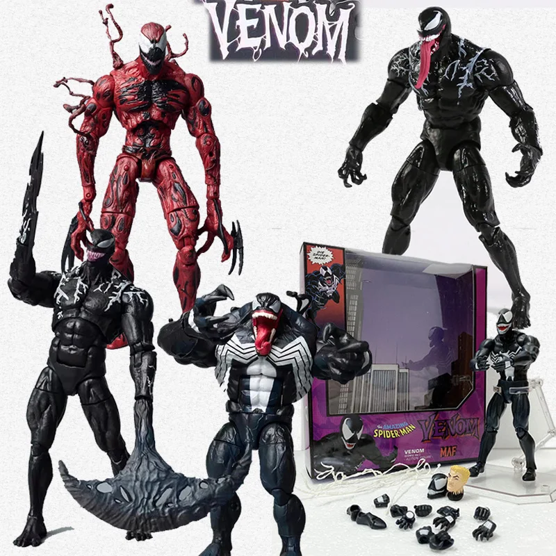Marvel Venom Figure 088 Comic Version Legends Mafex Carnage Venom Action Figure Collectable
