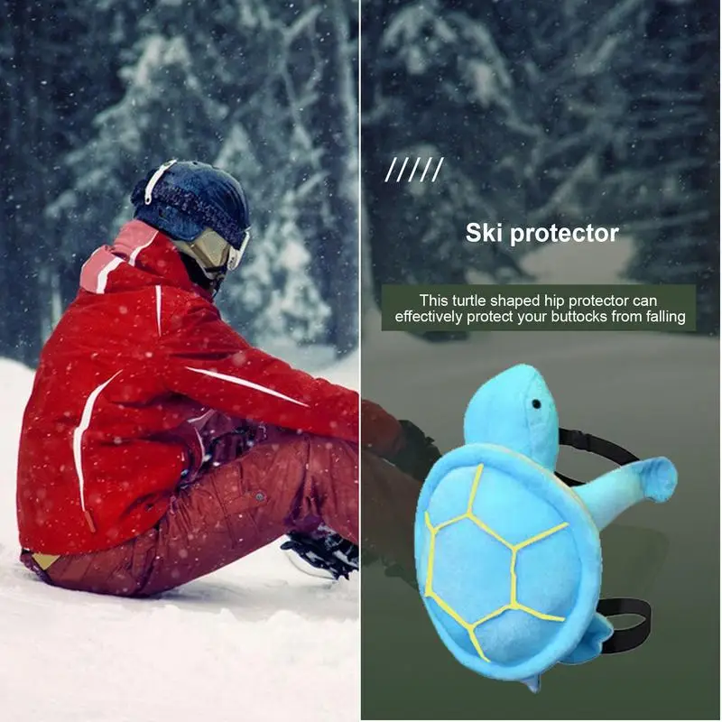 Snowboard Turtle Butt Pad Protection Hip Anti-Fall Turtle Tortoise Cushion Skiing Protector Pads