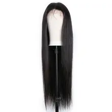 Rosabeauty 30 34 Inch 13x6 Straight Lace Front Wig Brazilian Human Hair 4X4 13X4 Transparent Lace Closure Frontal Wigs for women