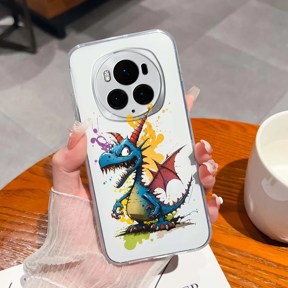 Duck Bow Transparent Silicone Durable Simplicity Bumper Case