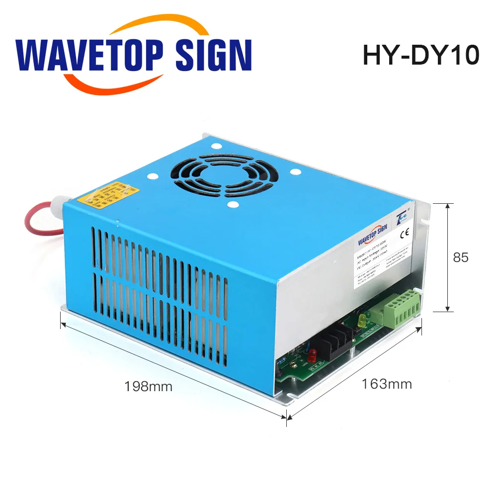WaveTopSign CO2 레이저 전원 공급 장치 HY-TA100, CO2 레이저 조각 및 절단기, 장기 보증, 100W