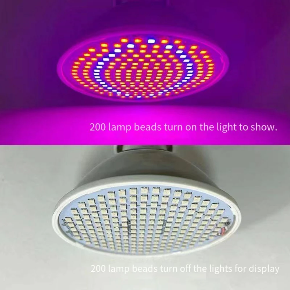 LED Grow Lamp LED Plant Light Growing Lamp Bulb 300LED Full Spectrum E27 For Greenhouse Indoor Seedling Flower