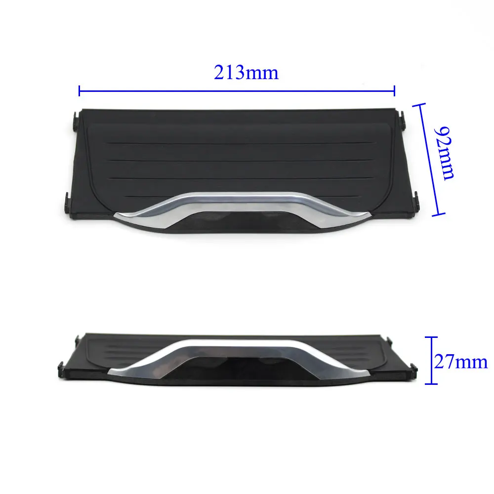 Car Center Console Cup Holder Slide Cover Rolling Shutter Trim For BMW X3 F25 2011- X4 F26 2013- 51169301722 51169301723
