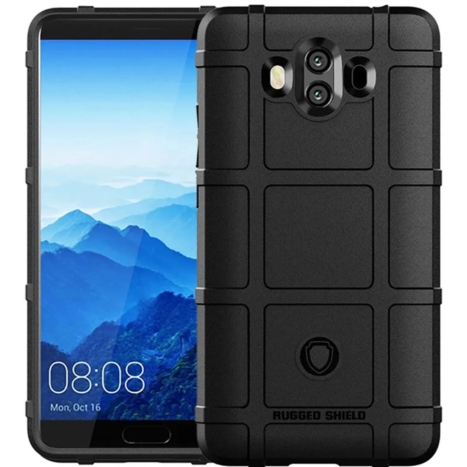 Armor Shield Soft Silicone Back Cover, Anti-Knock Matte Phone Case