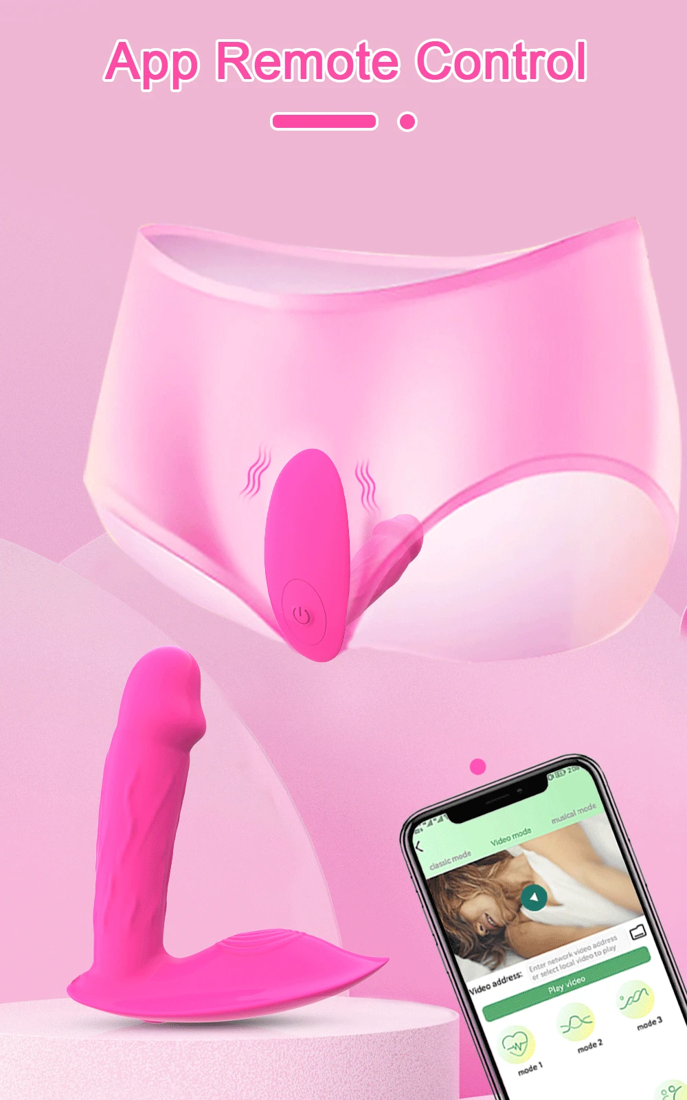 Mini Bluetooth APP Dildo Vibrator for Women Wireless Control Vibrating Egg Clitoris Stimulator Female Sex Toys for Adults Couple