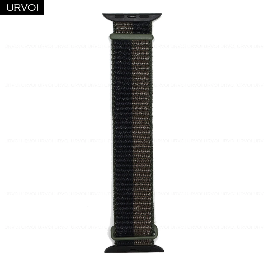 URVOI Premium Nylon Sport Loop Wristband with Hook & Loop Closure