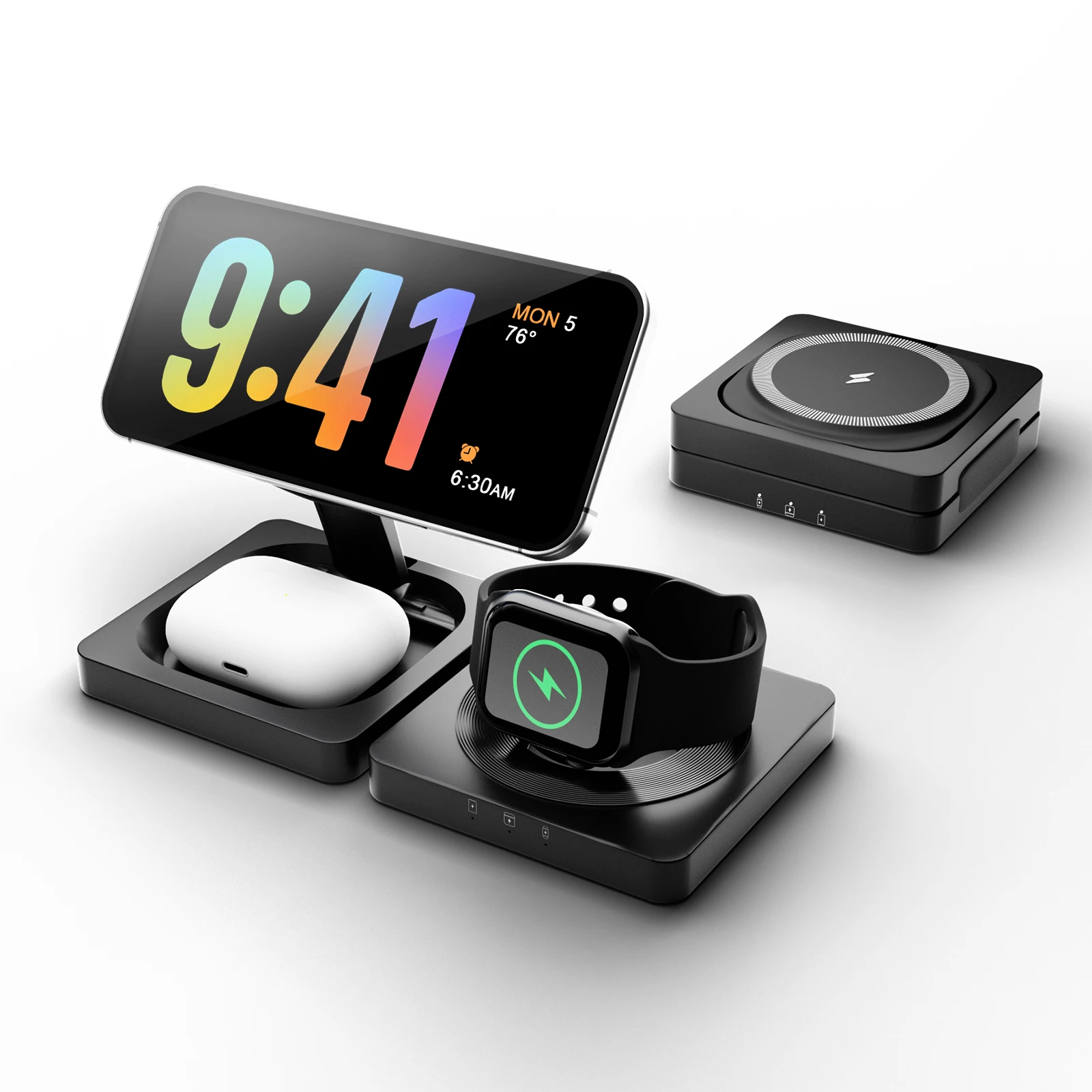 3-in-1 Folding Travel Charging Pad