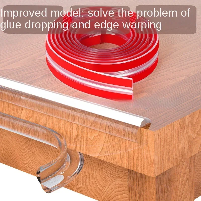 Transparent Soft Corner Protector & Edge Guard for Baby Safety, Self-Adhesive Bumper Strip