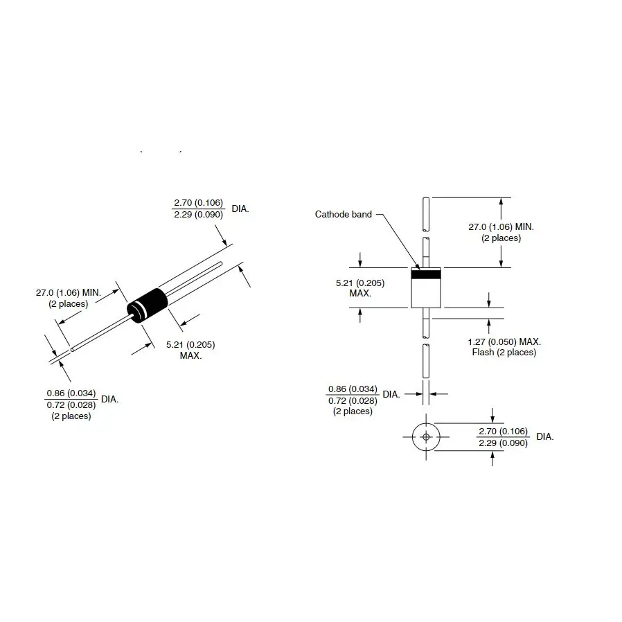 1N5404 Diode Datasheet, Pinout, Equivalents Features, 53% OFF