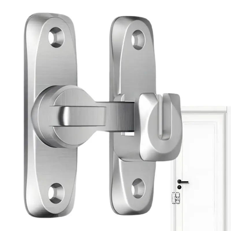 Heavy Duty Gate Latch Cabinet Latch Heavy Duty Anti-theft Hardware 90/180 Swing Door For Gate Barn Garage Garden Fence