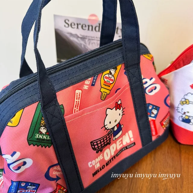 Lonchera de Hello Kitty térmica Sanrio: Bolso Bento para Estudiantes y Oficina | Emoape