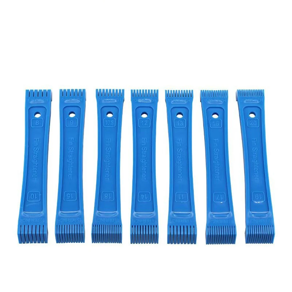 Set di pettini per alette del radiatore auto, stiratore per serpentine del climatizzatore, strumento manuale per la pulizia, attrezzo per la riparazione del sistema di raffreddamento auto - Image 4