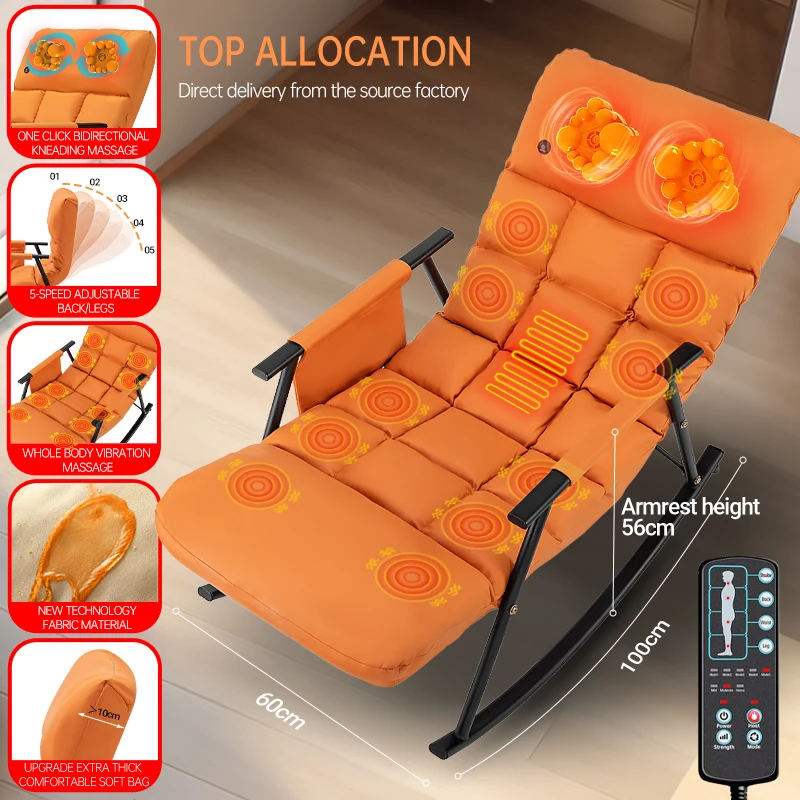 Smart Leisure Rocking Massage Chair Home Full Body Kneading Small Sofa Lazy Massage Vibration Factory Direct