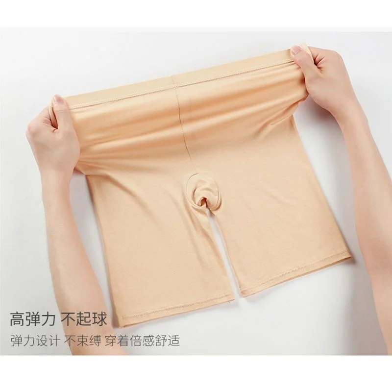 Plus Size Summer Female Panties Lace Seamless Safety Short Pants Women's High Waist Stretch Shorts Briefs Slimming Underwear safety shorts high waist shorts high waist panties seamless panties women shorts underwear