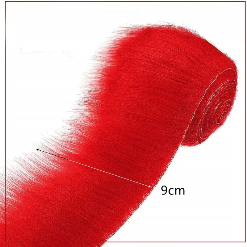 Faux Raccoon Fur Ribbon Tapes Fabric for DIY Apparel Sewing Trimming Home Decoration Costume Collar Hat fur fabric