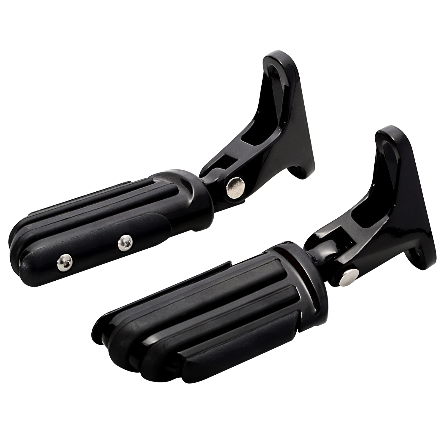 Motorcycle Footrests Rear Passenger Foot Pegs Motorcycles Footrest Mount Pedal For Harley Touring CVO Street Electra Glide FLHX Road King FLHR 93-24