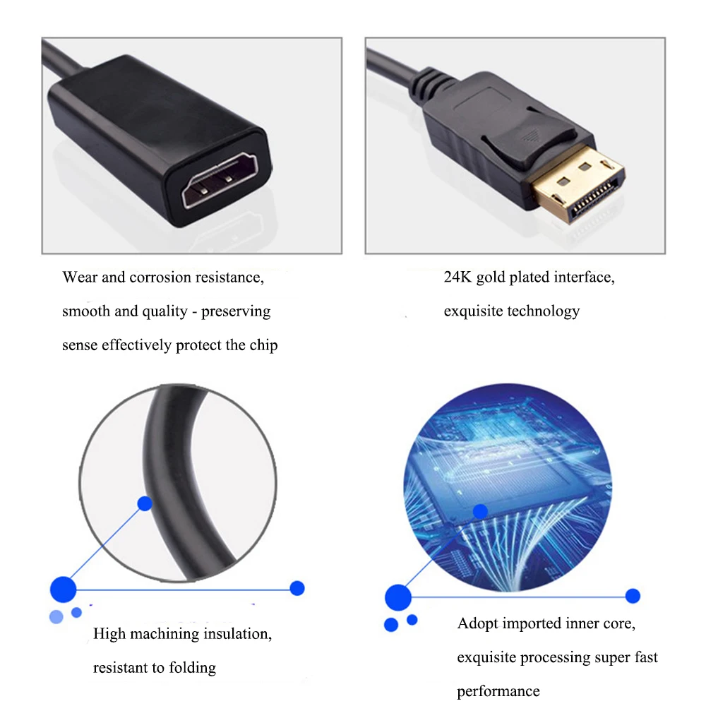 1080P ̴ ÷Ʈ DP-HDMI ȣȯ ̺, ƺ    ǽ ο - DP-HD 