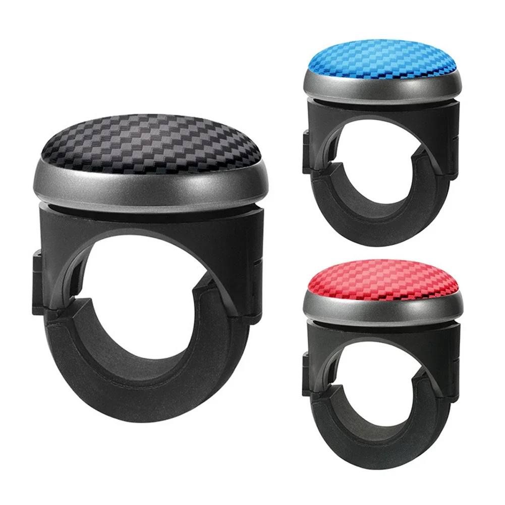 Manopola girevole per volante per auto Maniglia di alimentazione in silicone Installazione semplice Maniglia di controllo booster ausiliario Sfera per camion auto barca  34