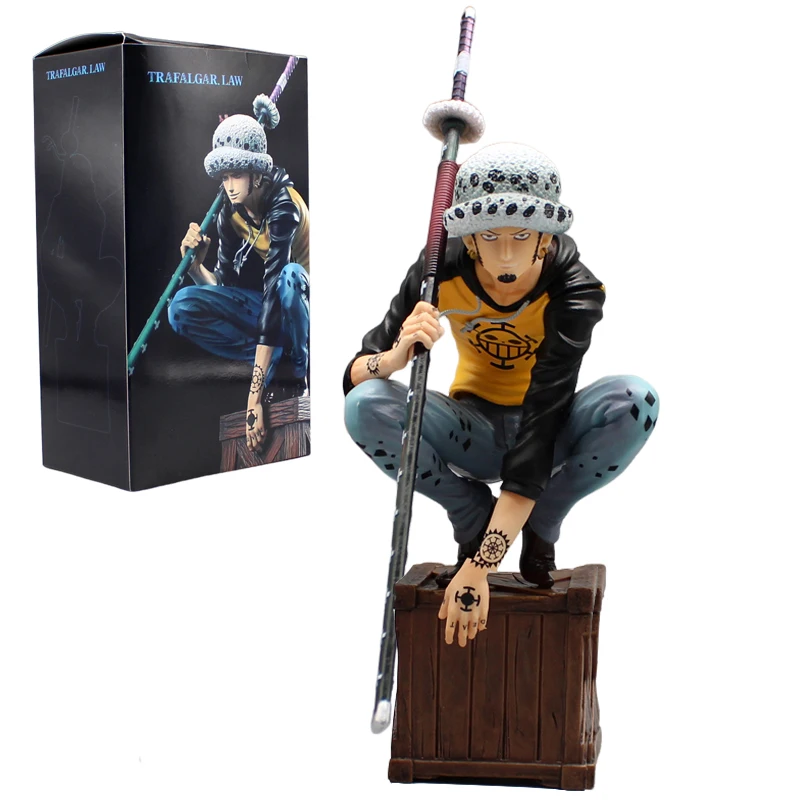 Фигурки Trafalgar D, 21 см Экшн-фигурки водного права, аниме, ПВХ, Коллекционная модель, орнаменты, игрушки, подарки на день рождения