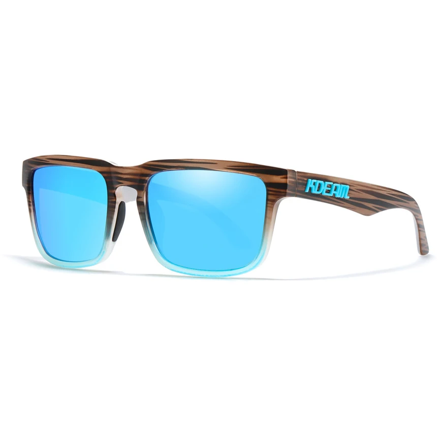 KDEAM Unisex Square Polarized Sunglasses - Fashionable Colorful Outdoor Shades