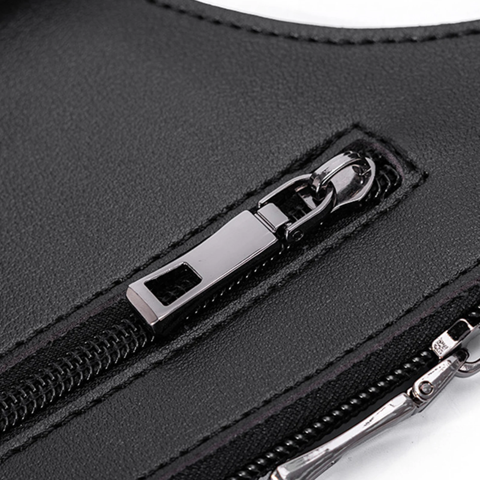 PU Leather Underarm Strap Wallet Pocket Multi-Pocket Underarm Shoulder Bag Anti-Theft Tactical Bag for Men Women Travel Outdoors