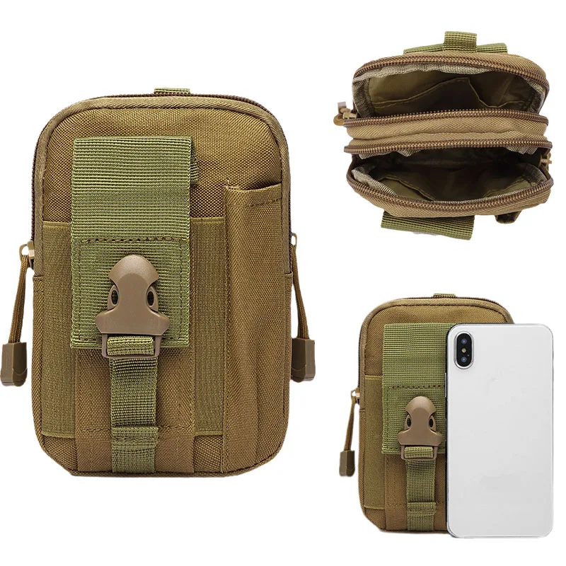 

Molle Tactical Bag Military Accessories Edc Pouch Phone Outdoor Travel Camping Emergency Bag Survival Kit Hunting Waist Bags