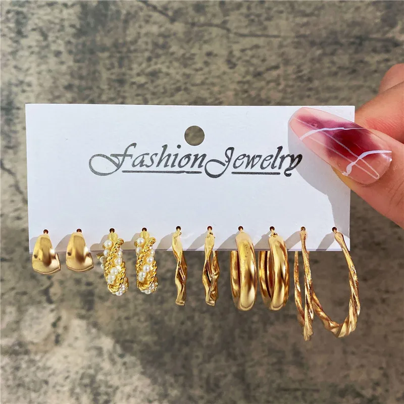 Dangle Earrings Set Butterfly Acrylic Hollow Drop Earrings Heart Hoop Earring for Women Jewelry Gifts