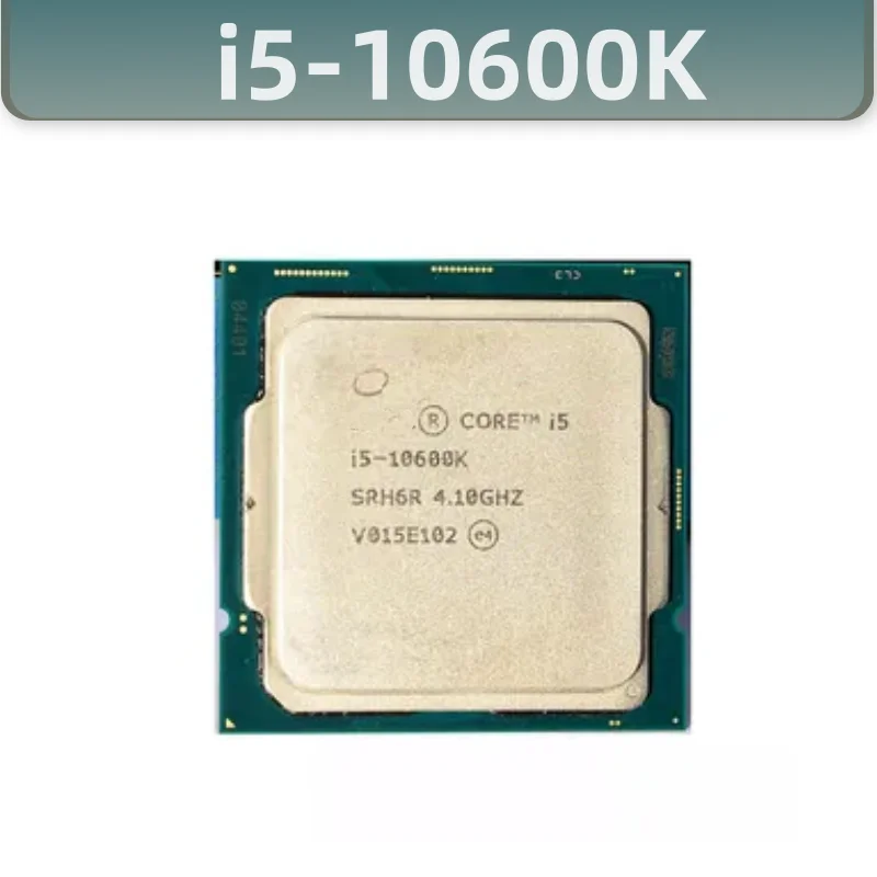 

Core I5 10600K 4,1 ГГц шестиядерный двенадцатипоточный ЦПУ Процессор 12M 65 Вт LGA1200 i5-10600K