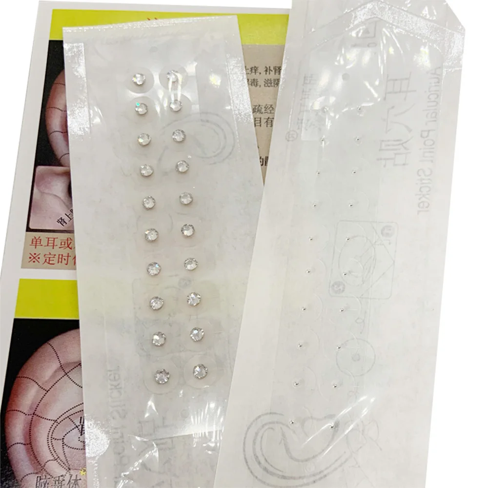 Ear Bean Massage Points Stickers 200 Pcs auricular acupuncture needle
