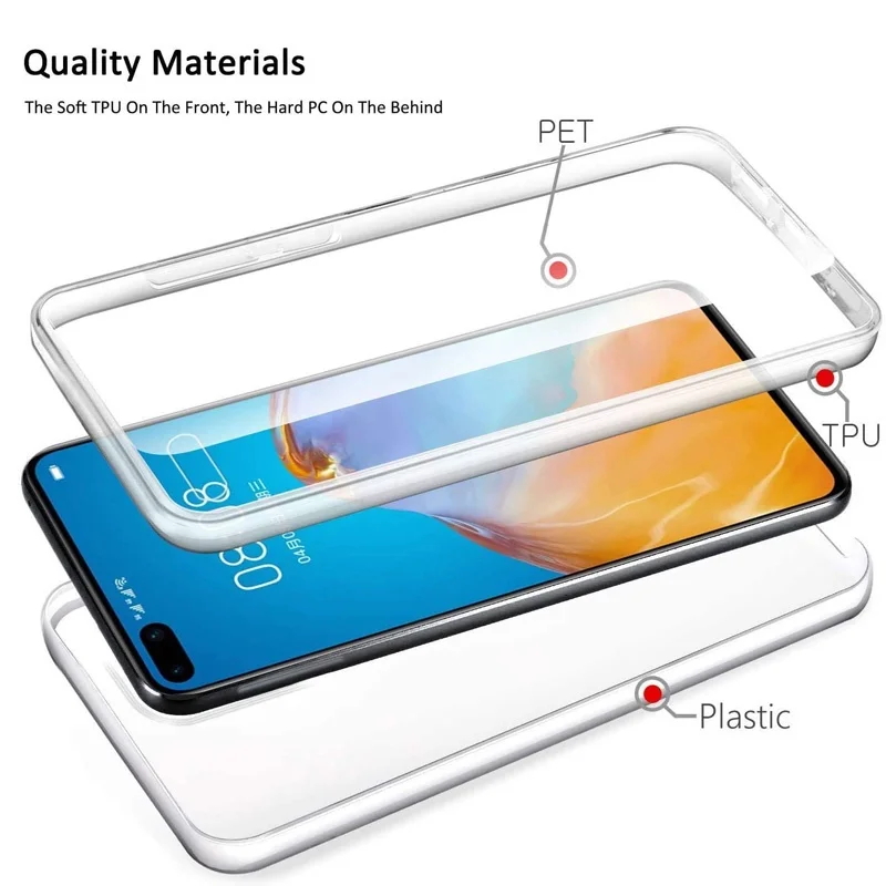 360 Full PC+TPU Silicone Case Xiaomi Redmi Note 7 8 9 10 10S 9S 8T 8A 7A Pro Cover For Mi 11 10T Lite Poco X3_voghion.com