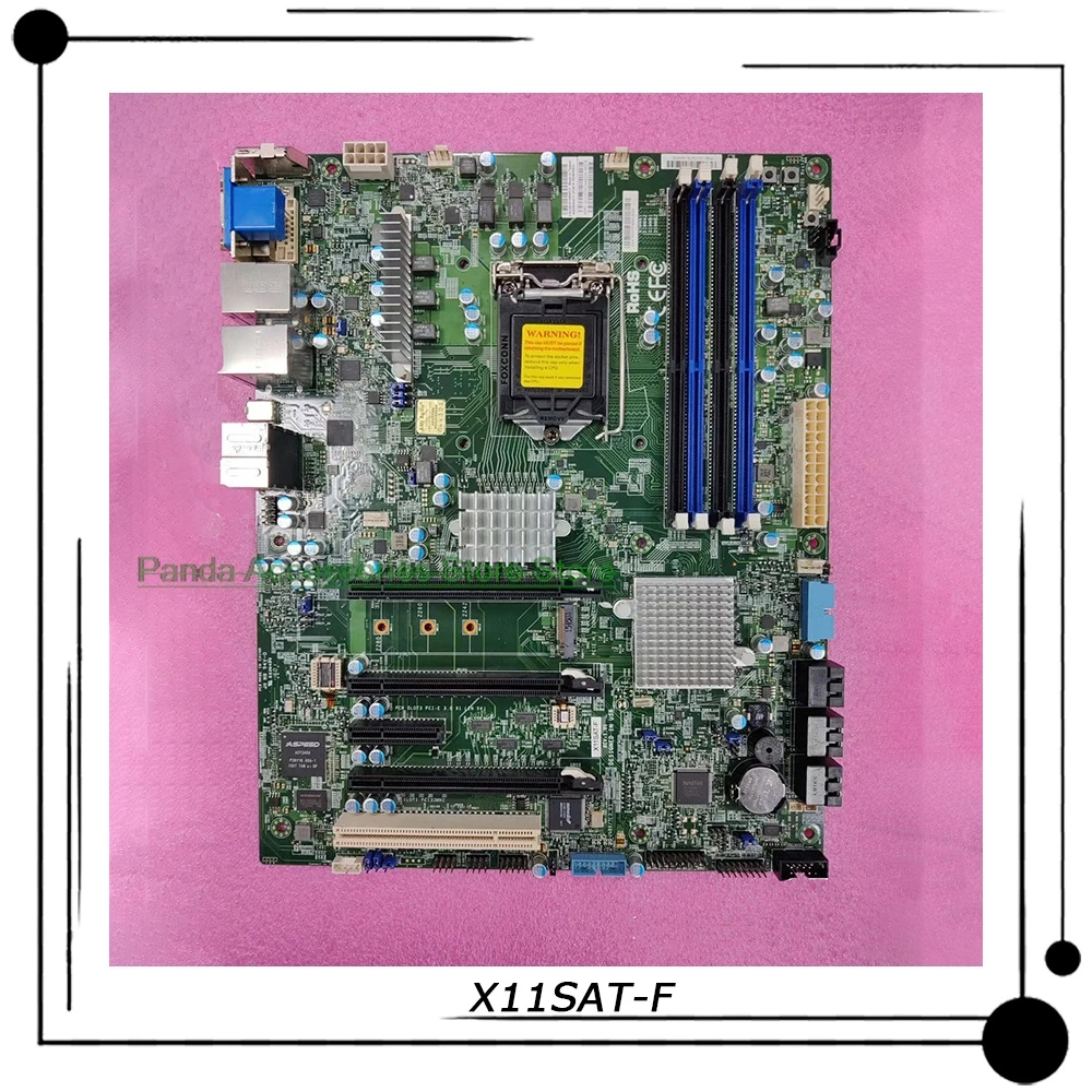 X11SAT-F 워크스테이션 ATX 마더보드 인텔 C236 LGA-1151 6 SATA3 E3-1200 v6/v5 세대 코어 i3/i5/i7 시리즈