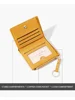 Mini Hasp Card Holder Coin Short Wallets Slim Small Purse Zipper Keychain Yellow Women Wallet Soft PU Leather Female Purse 6