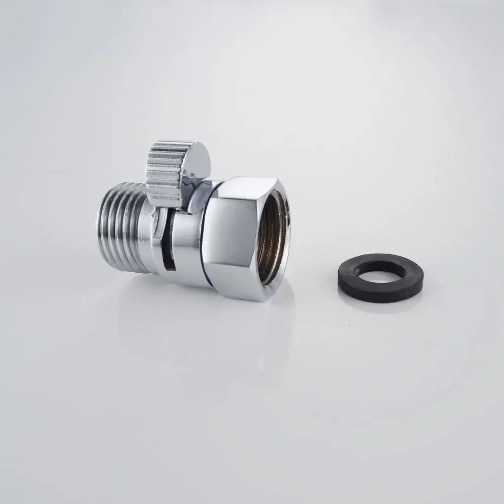 Shower Diverter Valve Solid Brass Shut Off Valve for Hand Shower or Head