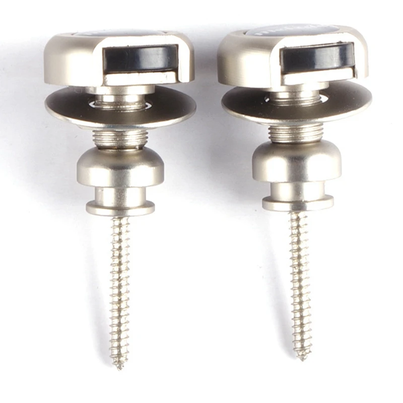 

Guitar Tail Pegs Guitar Auto-Locking Back Strap Buckle Acoustic Guitar Electric Guitar Bass With Locking Tail Pegs Easy Install