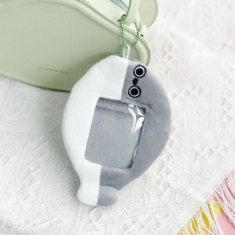 Bag Pendant Capybara Plush Photocard Holder Soft INS Cartoon Photocard Cover Korean Style Animal Bus Card Holder Girl/Lady