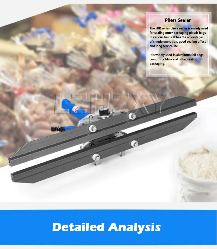 Professional Electric Impulse Sealer Hand Sealing Machine 20/30/40/50cm Length S