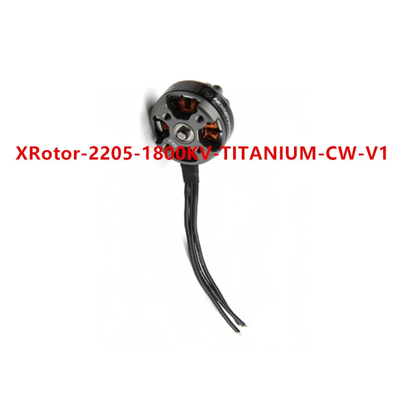 

Hobbywing XRotor 2205 1800KV-TITANIUM-V1 CW бесщеточный двигатель для FPV; Дрон; Гонки