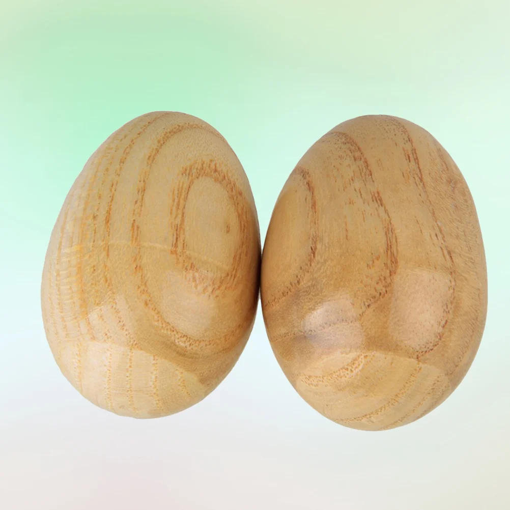 

Wooden Egg Maracas Shakers Music Percussion Toy Musical Instrument Toy for Kids Children