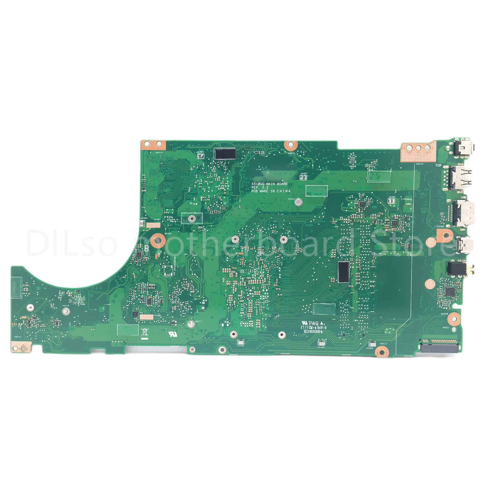 Mainboard para Placa-mãe do Portátil X510uf X510ua X510uq S5100ur S5100u w i3 i5 I76th 7th 930mx 940mx Mx150 Teste de 100 Kefu-x510unr - Imagem 5