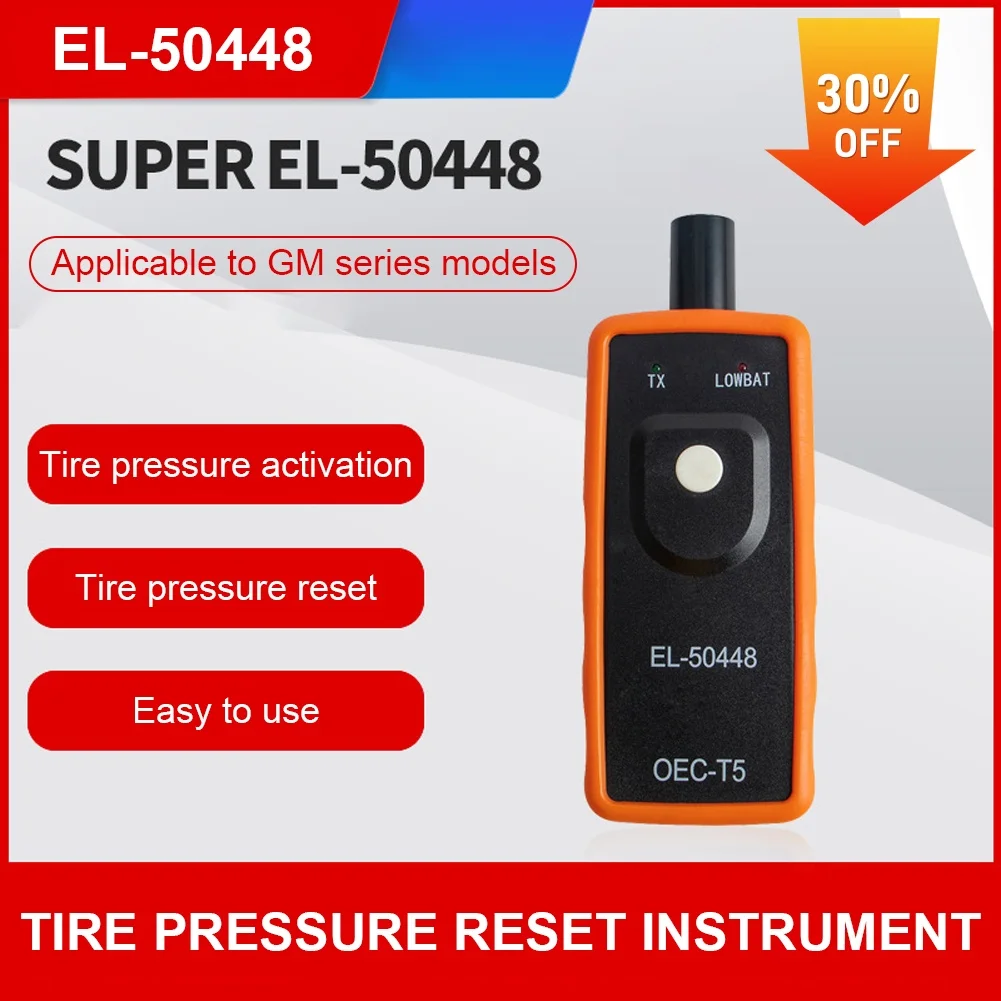 EL-50448 2 IN 1 Motorcycle Repair kit Tire Pressure Alarm Monitor System Sensor TPMS Activation Tool Car Tire Pressure Monitor