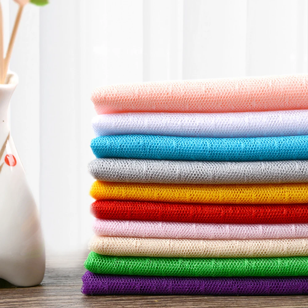 Chainho,Polyester Mesh Gauze Fabric,DIY Sewing Material,Suitable For Decorating Weddings,Parties,Birthdays,2 Sizes,WS2