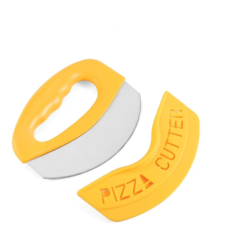 Portabl Pizza Cutter Food Chopper Super Sharp Stainless Steel Pizza Cutter With Protective Sheath Multi Function Knife Kit