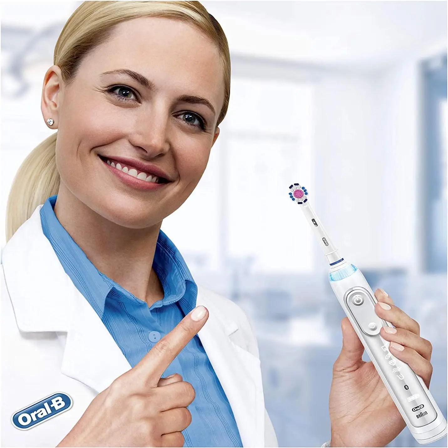 Oral B EB18 Brush Heads 3D White Replacement Toothbrush Head Refills Soft Bristle for Electric Toothbrush D12 D16 Pro600 Pro4000 6