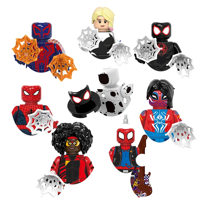 

Disney Marvel Legends Spiderman 2023 New Building Blocks Mini Action Figures Bricks Educational Diy Toys Gifts For Children