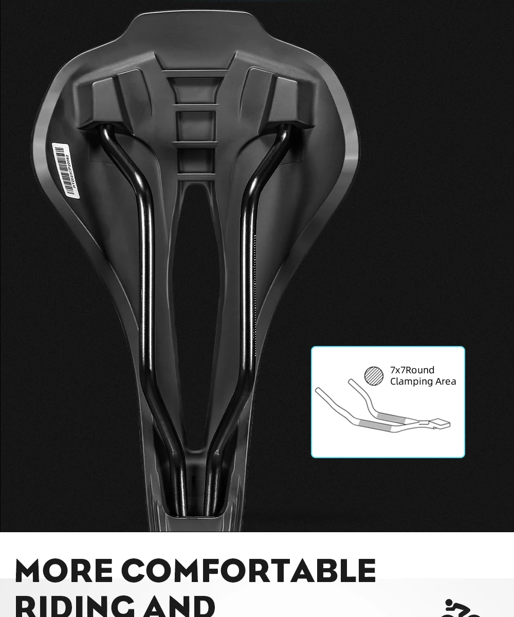 Ryet MTB Fahrrads attel ultraleicht voll Carbon Renn sitzsättel 115g 7x9mm mtb Rennrad Sitzkissen Fahrrad zubehör – Detail 9